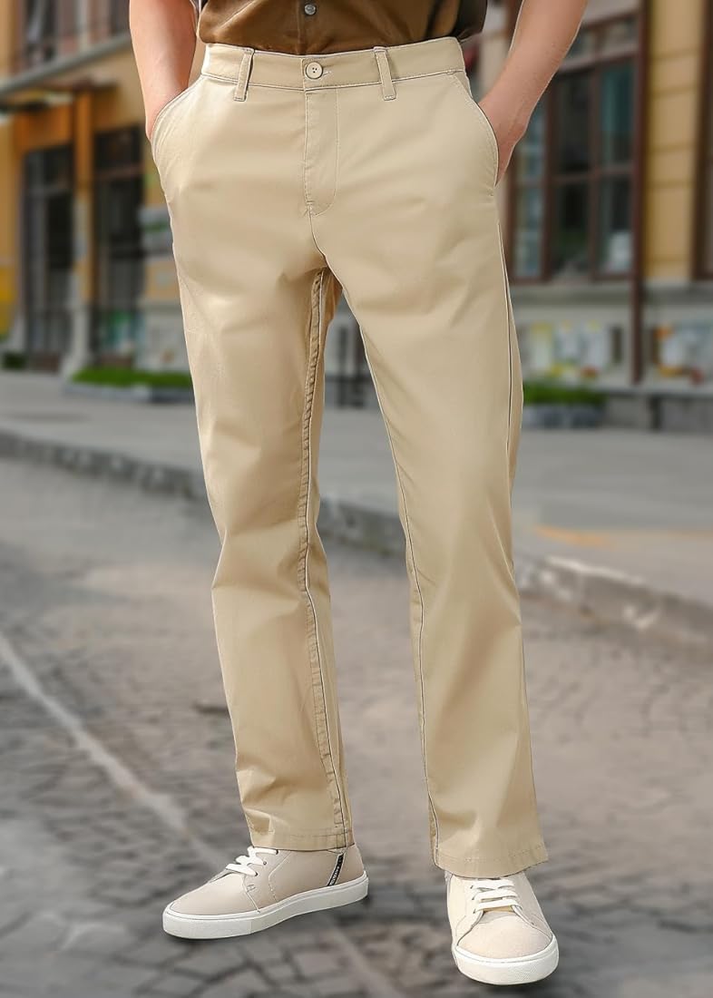 Casual Pants - Men's Cotton Chinos