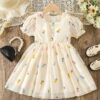 Toddler Girls' Floral Cotton Dress