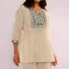 Women's Cotton Kurti with Embroidery