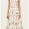 Women's Printed Midi Dress